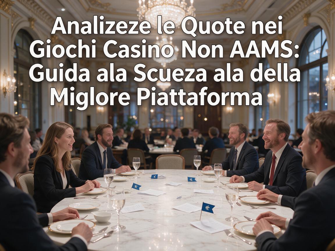 Analizzare le Quote nei Giochi Casino Non AAMS: Guida alla Scelta della Migliore Piattaforma