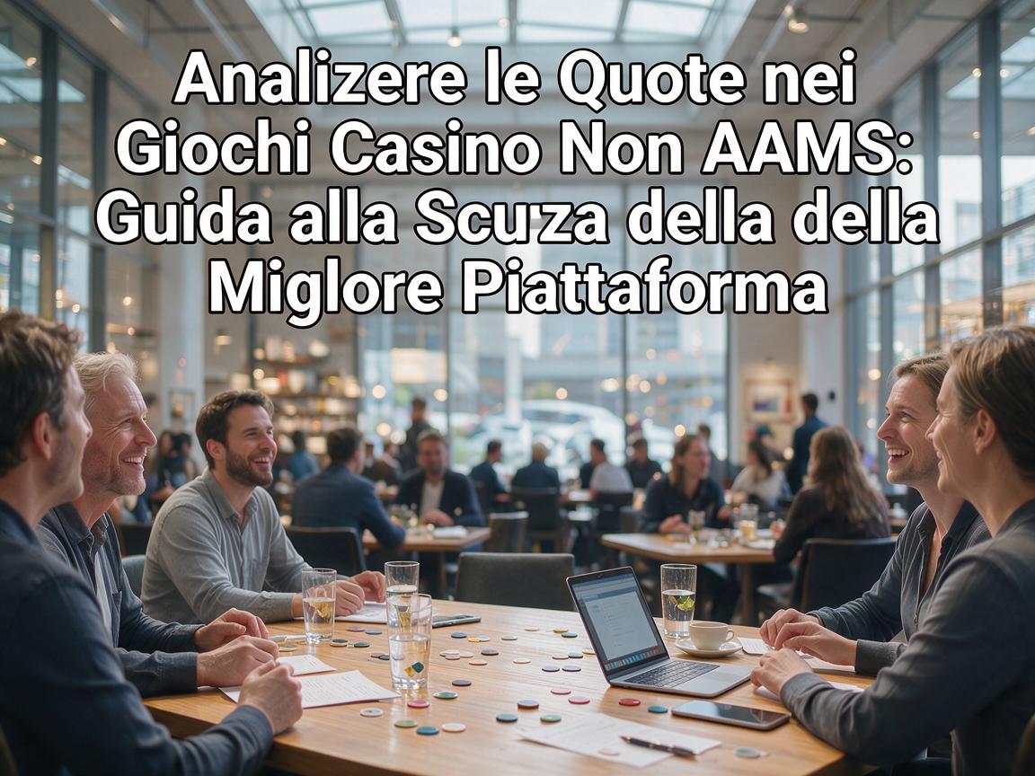 Analizzare le Quote nei Giochi Casino Non AAMS: Guida alla Scelta della Migliore Piattaforma