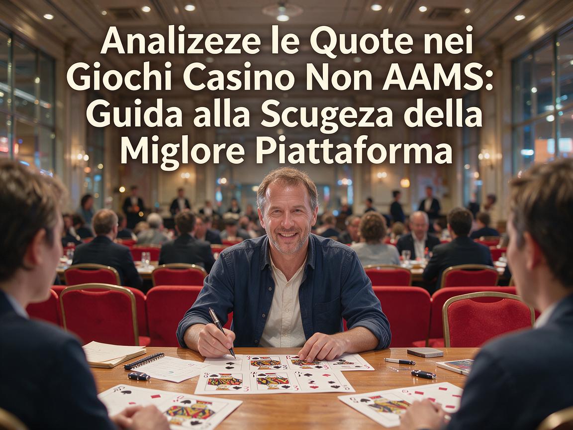 Analizzare le Quote nei Giochi Casino Non AAMS: Guida alla Scelta della Migliore Piattaforma