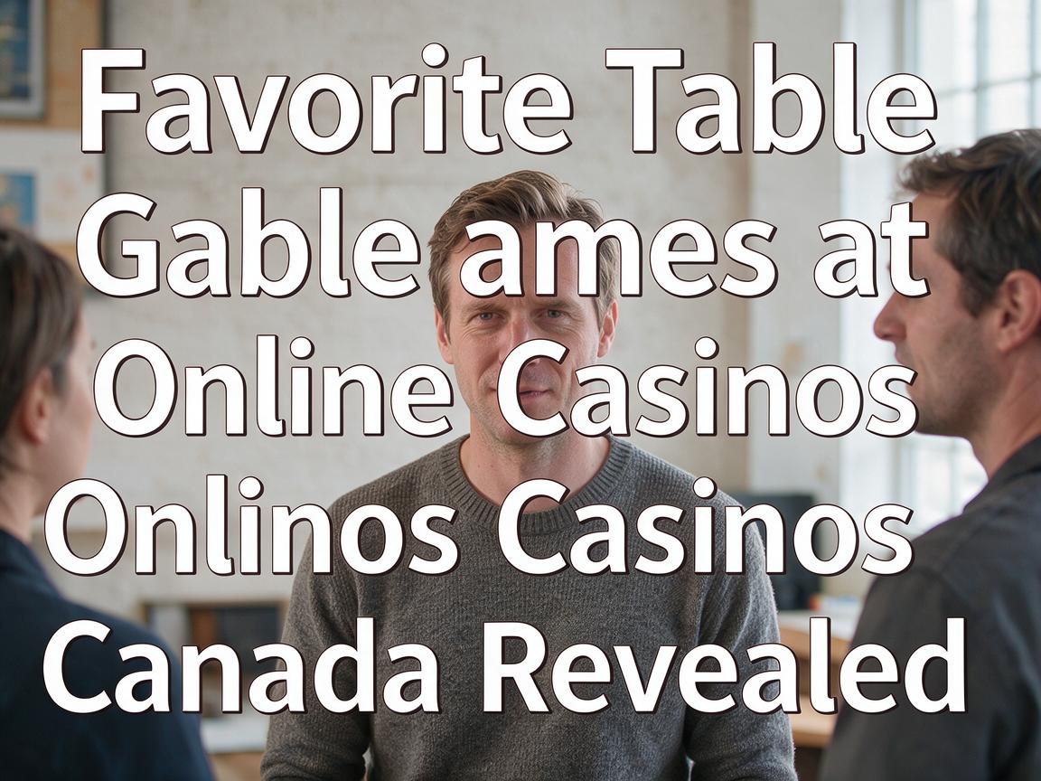 Favorite Table Games at Online Casinos Canada Revealed