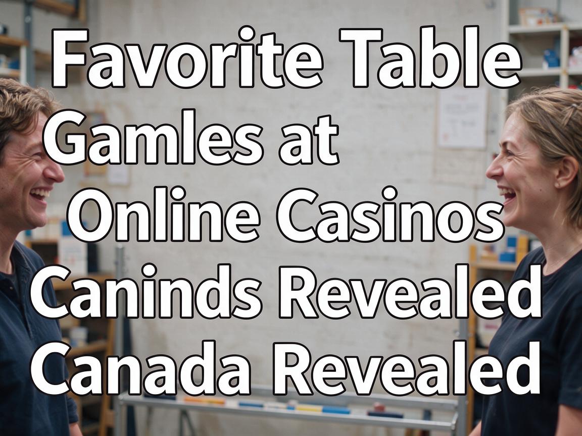 Favorite Table Games at Online Casinos Canada Revealed