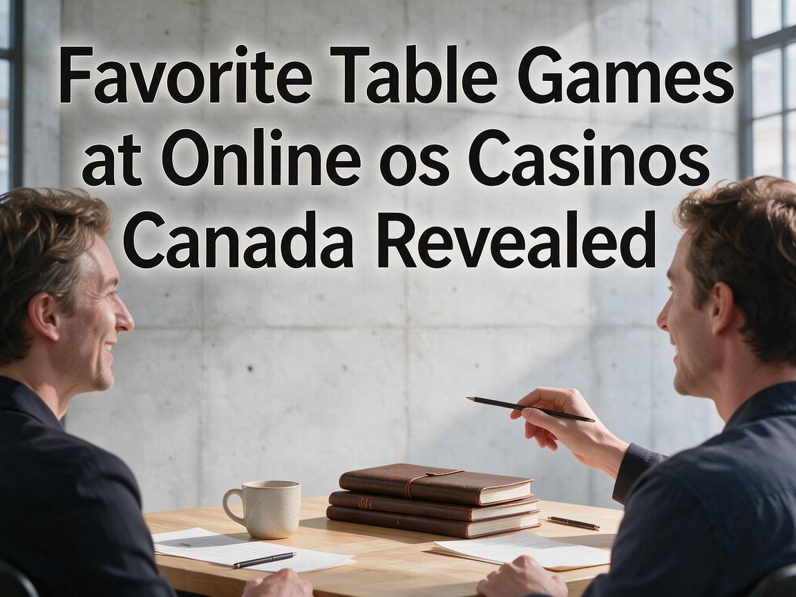 Favorite Table Games at Online Casinos Canada Revealed