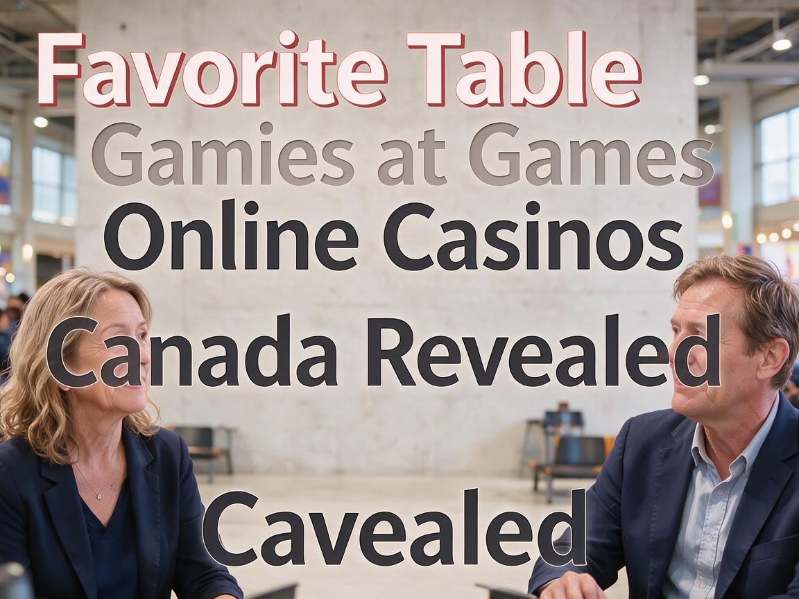 Favorite Table Games at Online Casinos Canada Revealed