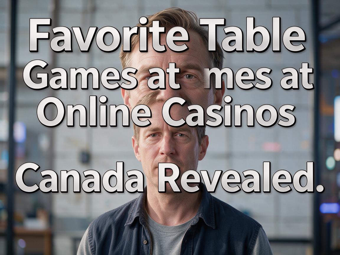 Favorite Table Games at Online Casinos Canada Revealed
