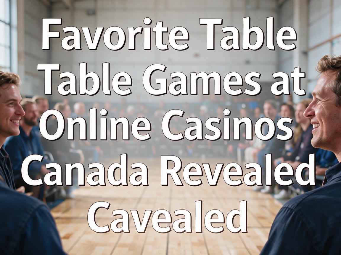 Favorite Table Games at Online Casinos Canada Revealed