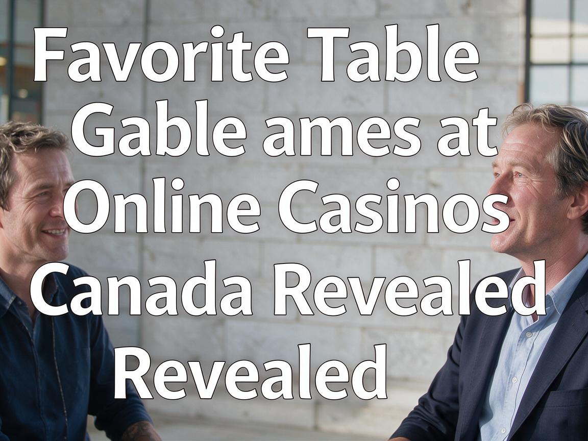 Favorite Table Games at Online Casinos Canada Revealed