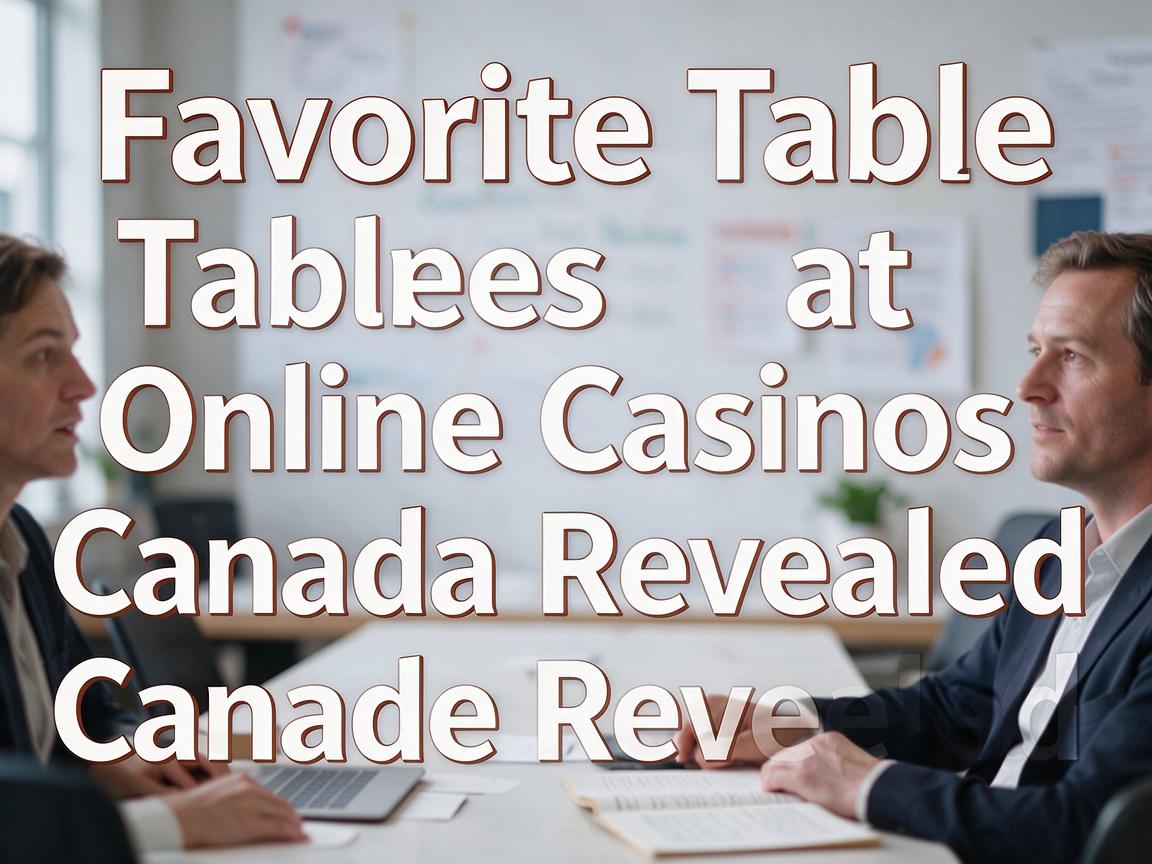 Favorite Table Games at Online Casinos Canada Revealed