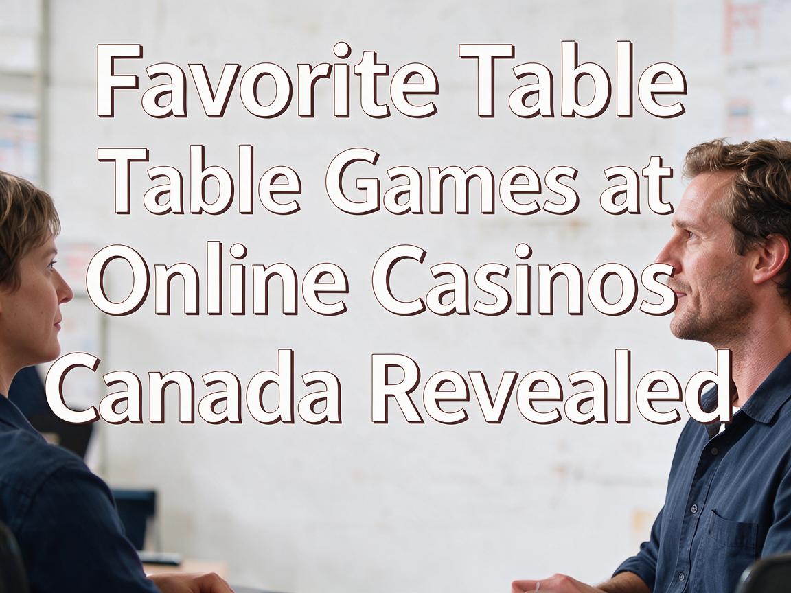 Favorite Table Games at Online Casinos Canada Revealed