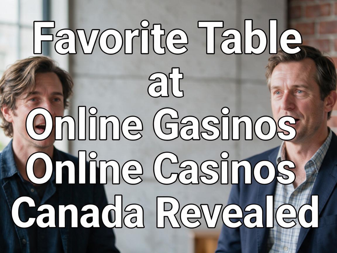Favorite Table Games at Online Casinos Canada Revealed