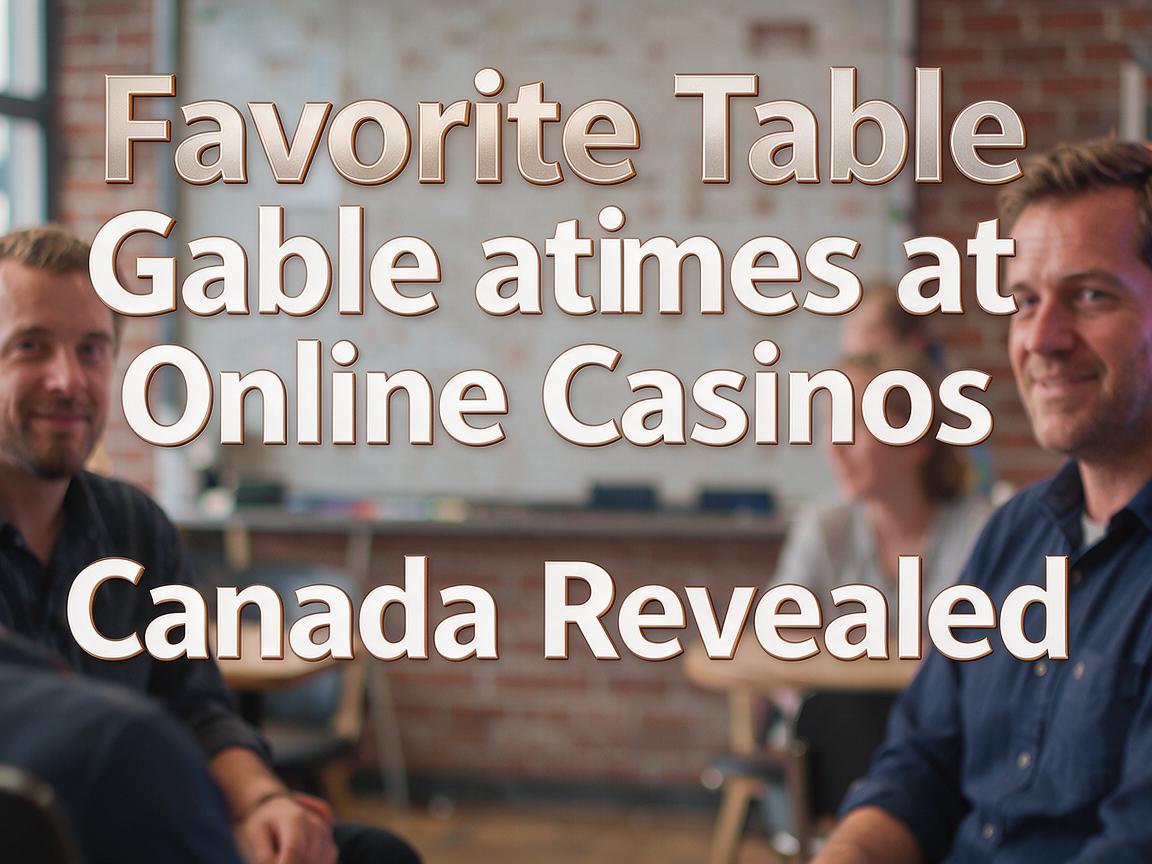 Favorite Table Games at Online Casinos Canada Revealed