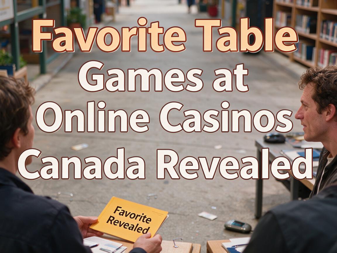 Favorite Table Games at Online Casinos Canada Revealed