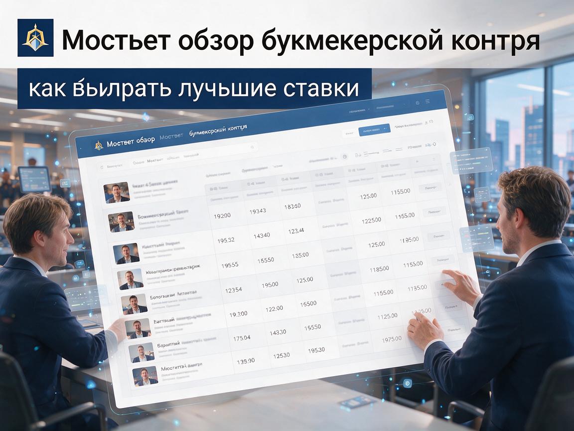 Мостбет обзор букмекерской конторы: как выбрать лучшие ставки