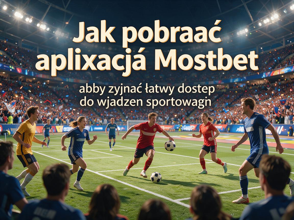 Jak pobrać aplikację Mostbet, aby uzyskać łatwy dostęp do wydarzeń sportowych