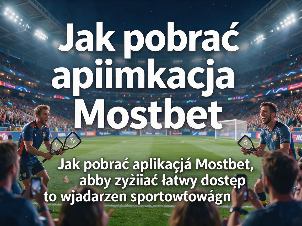 Jak pobrać aplikację Mostbet, aby uzyskać łatwy dostęp do wydarzeń sportowych