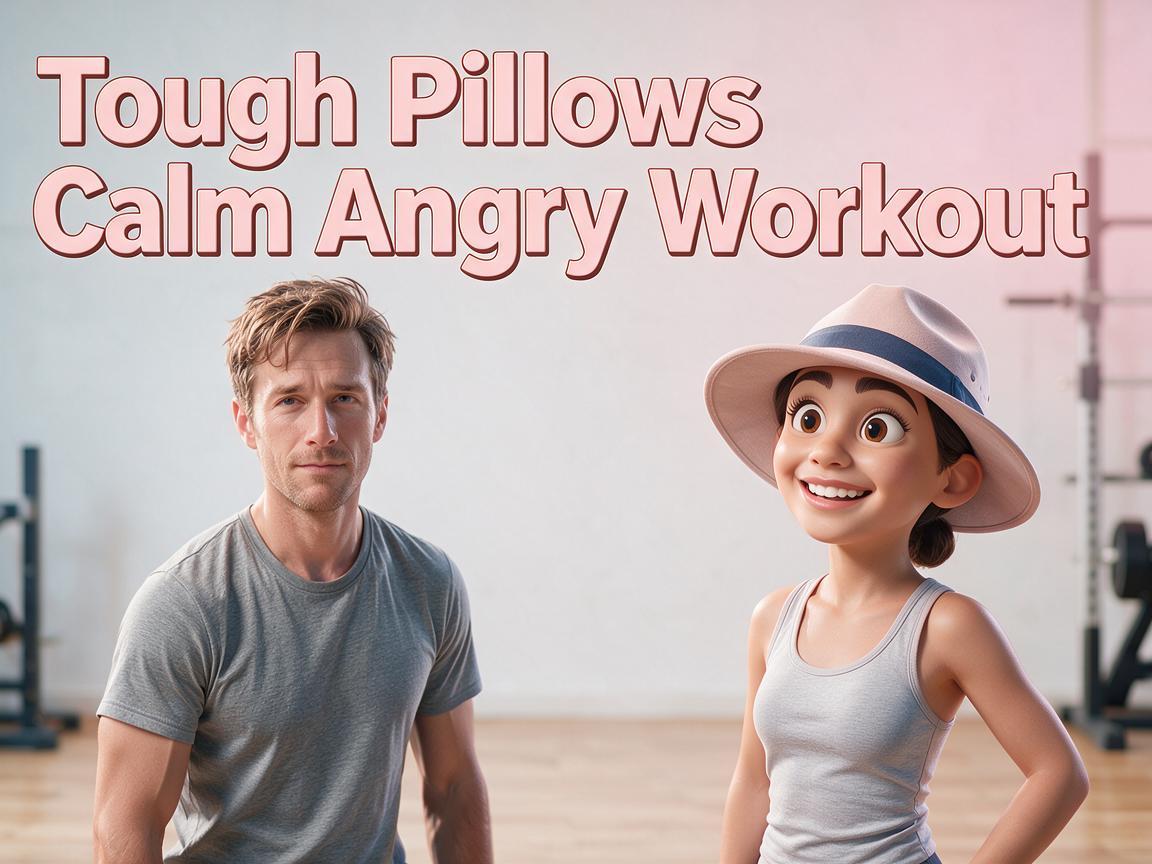 Tough Pillows Calm Angry Workout Jones