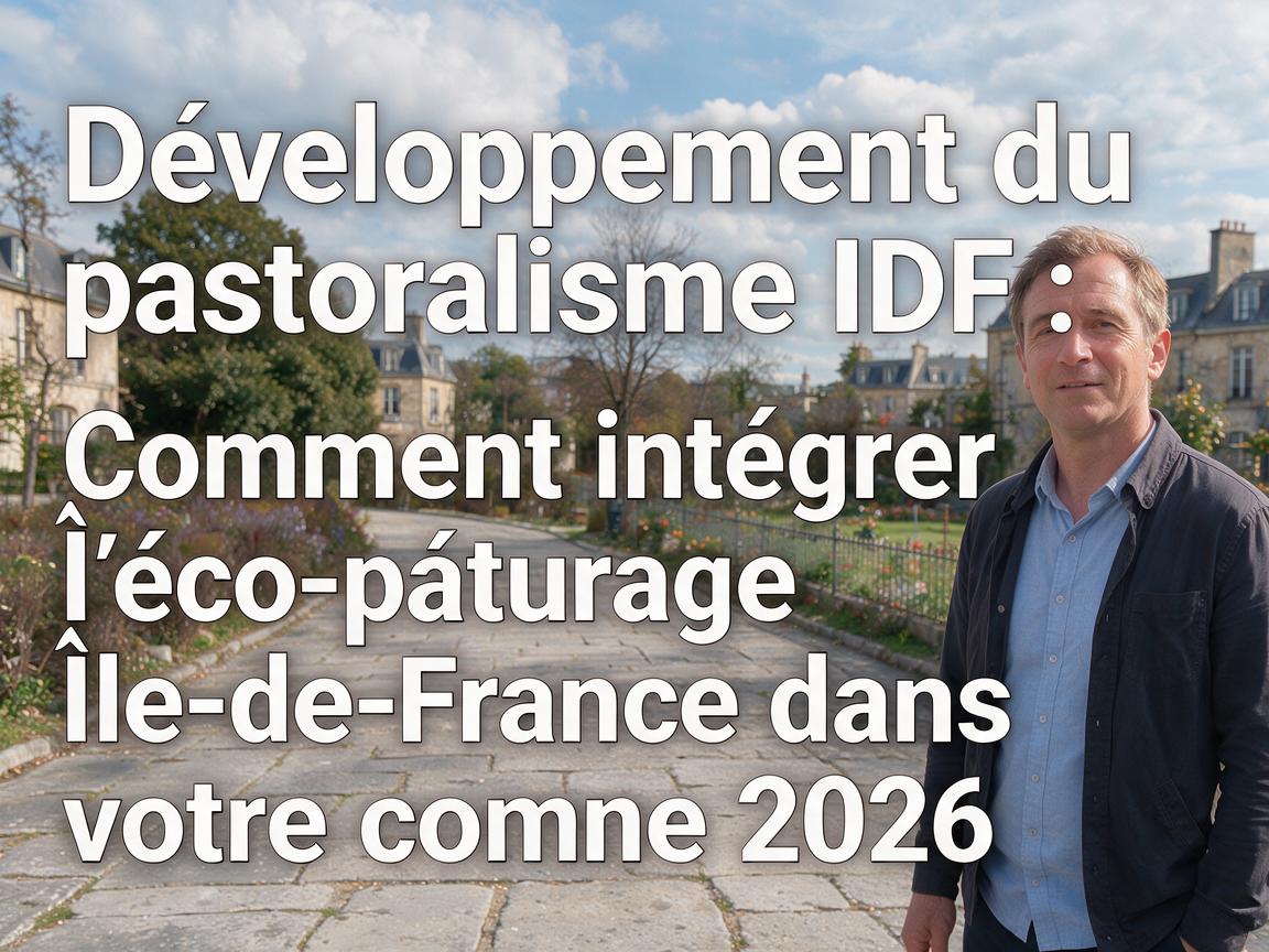 Développement du pastoralisme IDF : Comment intégrer l’éco-pâturage Île-de-France dans votre commune 2026