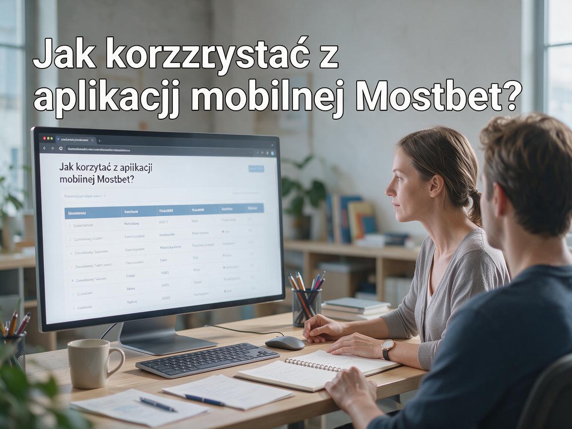 Jak korzystać z aplikacji mobilnej Mostbet?