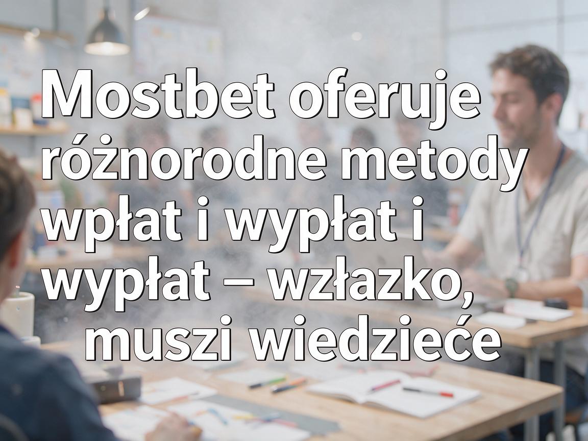 Mostbet oferuje różnorodne metody wpłat i wypłat – wszystko, co musisz wiedzieć