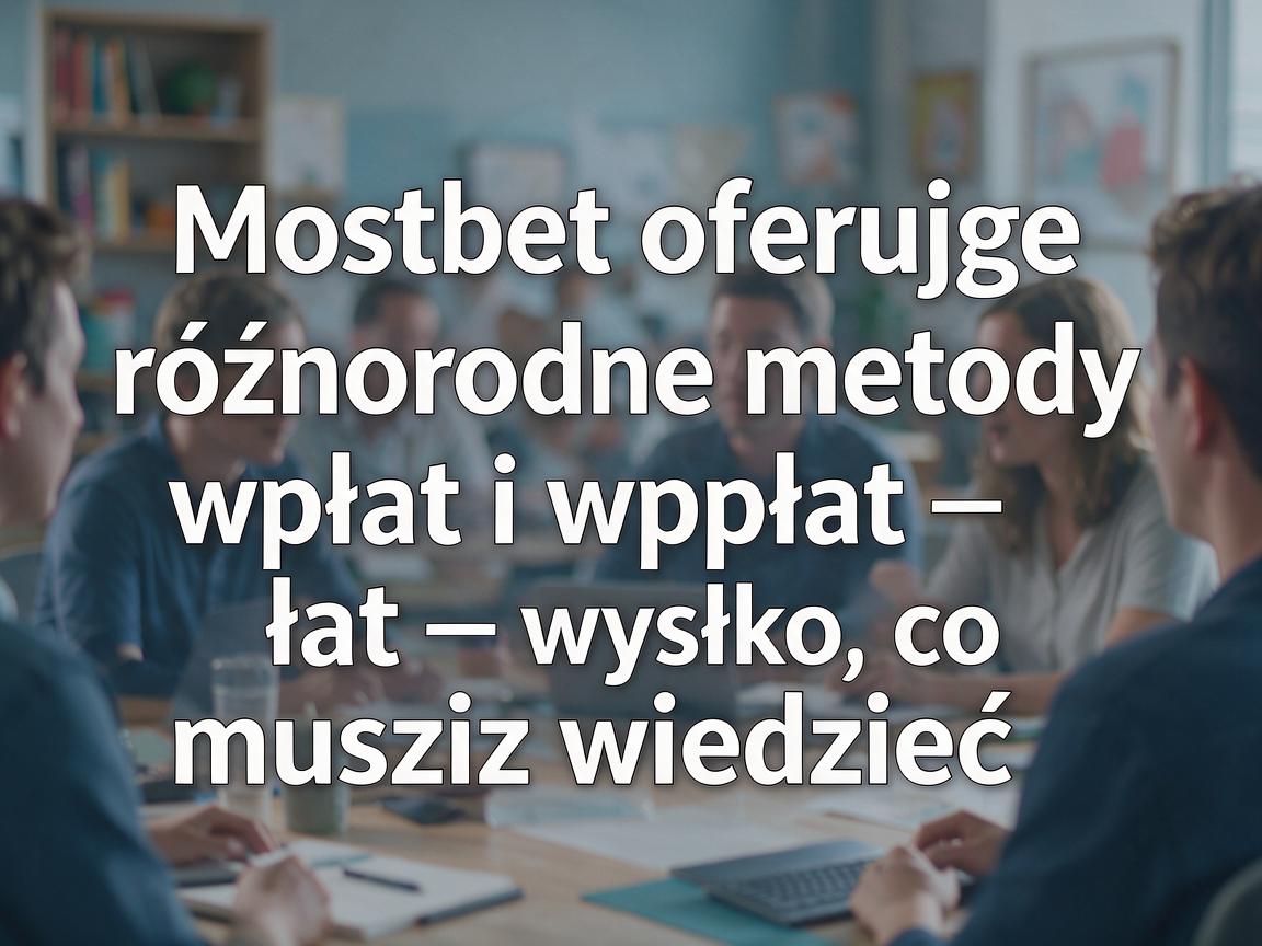 Mostbet oferuje różnorodne metody wpłat i wypłat – wszystko, co musisz wiedzieć