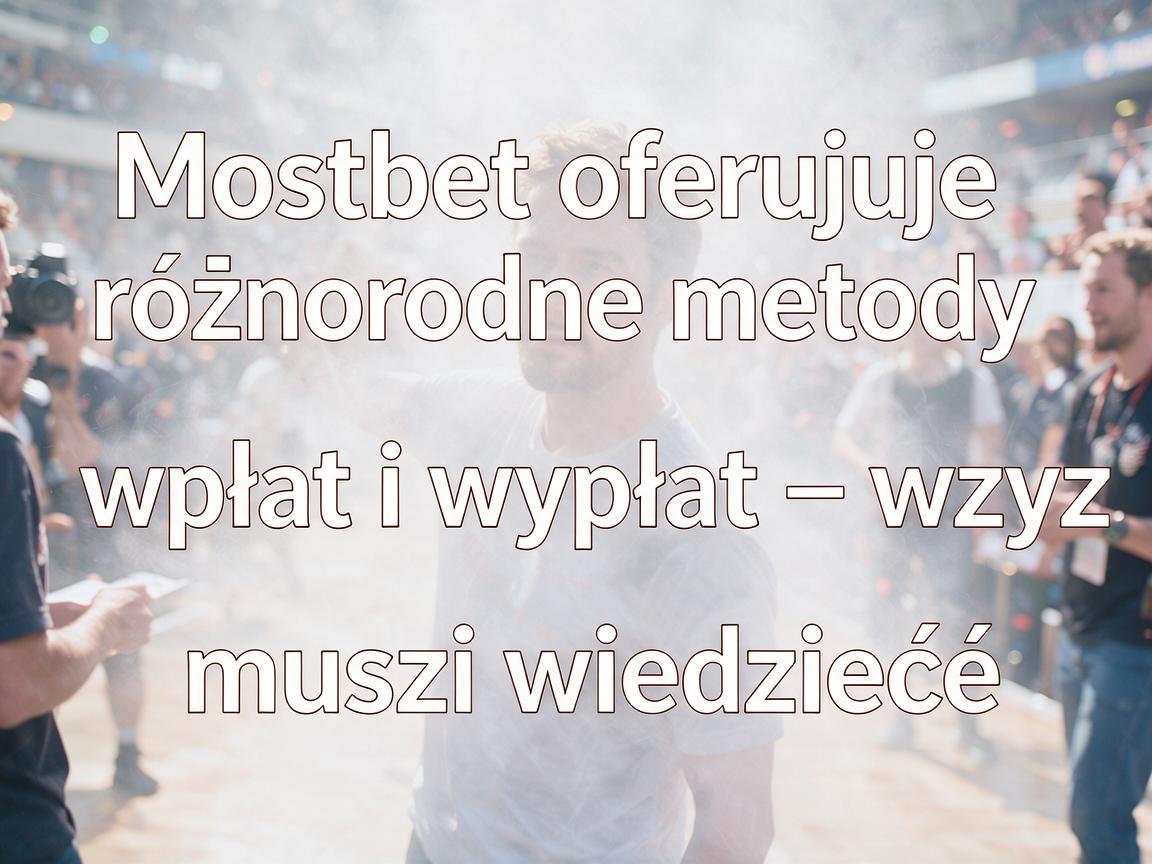 Mostbet oferuje różnorodne metody wpłat i wypłat – wszystko, co musisz wiedzieć
