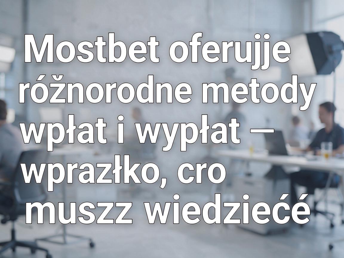 Mostbet oferuje różnorodne metody wpłat i wypłat – wszystko, co musisz wiedzieć