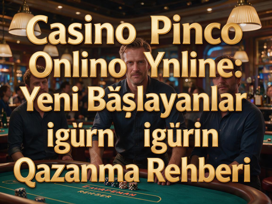 Casino Pinco Online: Yeni Başlayanlar üçün Qazanma Rehberi