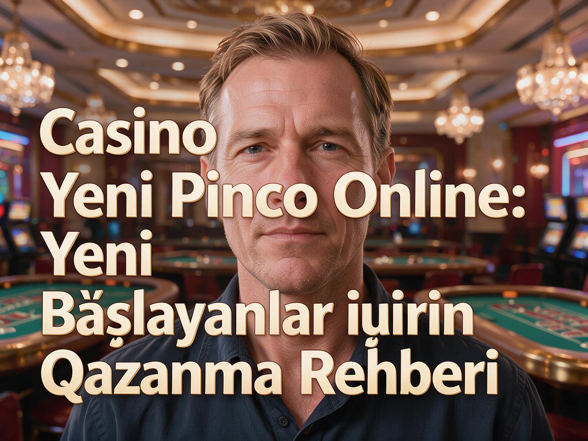 Casino Pinco Online: Yeni Başlayanlar üçün Qazanma Rehberi