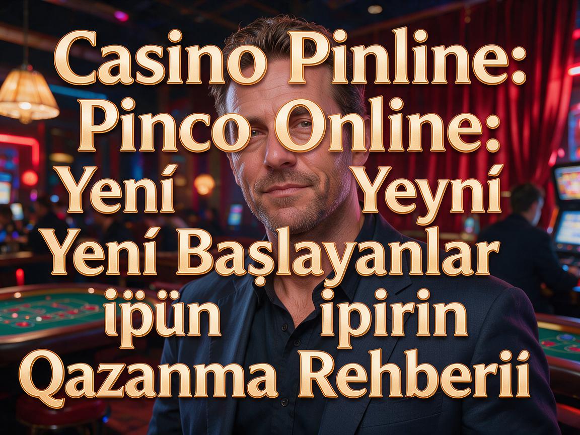 Casino Pinco Online: Yeni Başlayanlar üçün Qazanma Rehberi