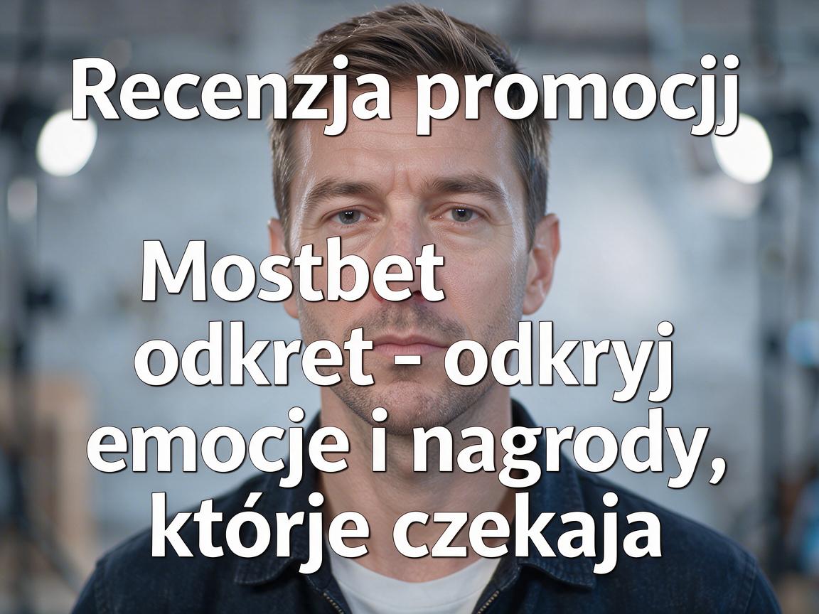 Recenzja promocji Mostbet - odkryj emocje i nagrody, które czekają
