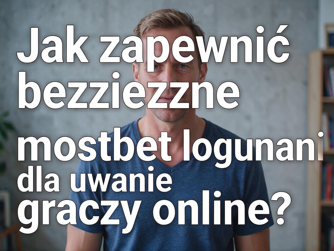 Jak zapewnić bezpieczne mostbet logowanie dla graczy online?