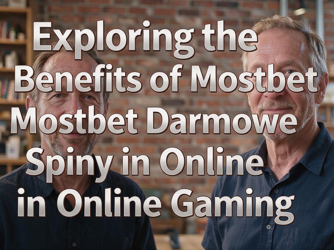 Exploring the Benefits of Mostbet Darmowe Spiny in Online Gaming