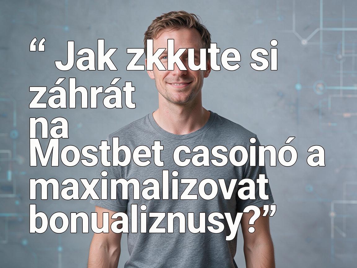 Jak zkuste si zahrát na Mostbet casino a maximalizovat bonusy?