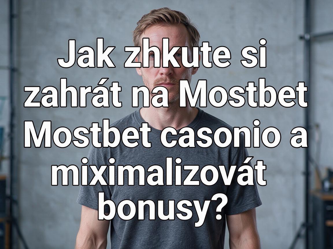Jak zkuste si zahrát na Mostbet casino a maximalizovat bonusy?