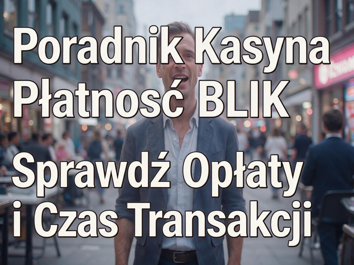 Poradnik Kasyna Płatność BLIK: Sprawdź Opłaty i Czas Transakcji