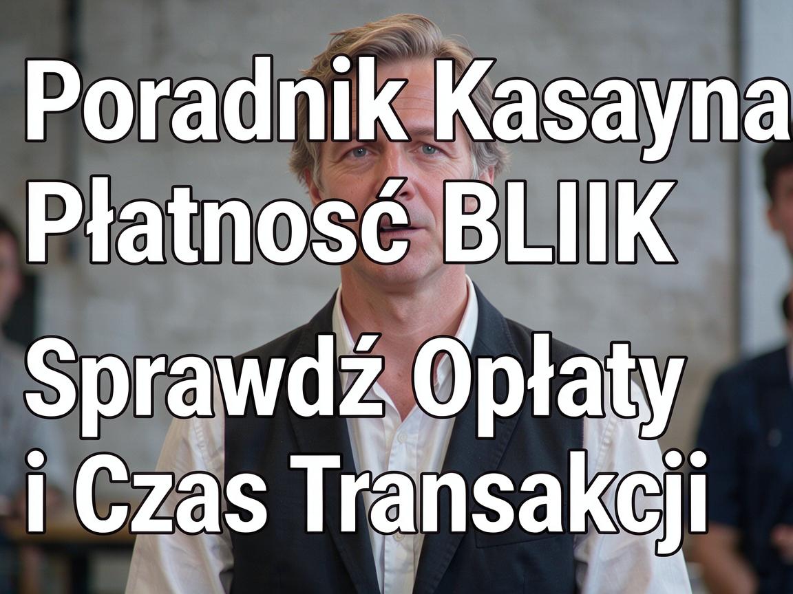 Poradnik Kasyna Płatność BLIK: Sprawdź Opłaty i Czas Transakcji