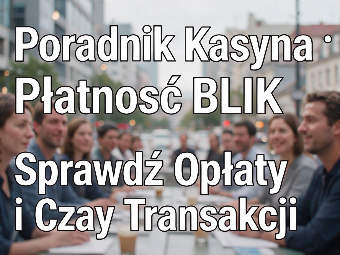 Poradnik Kasyna Płatność BLIK: Sprawdź Opłaty i Czas Transakcji