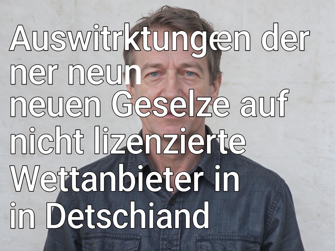 Auswirkungen der neuen Gesetze auf nicht lizenzierte Wettanbieter in Deutschland