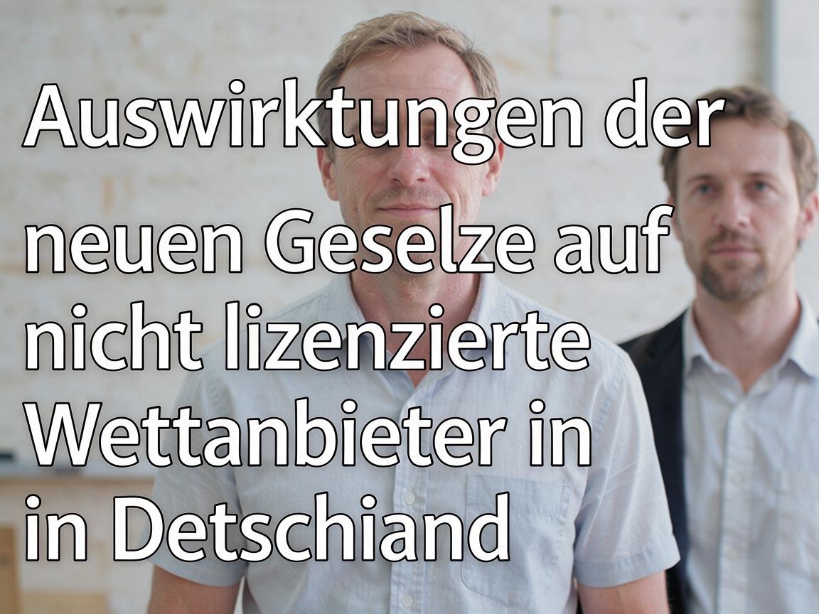 Auswirkungen der neuen Gesetze auf nicht lizenzierte Wettanbieter in Deutschland