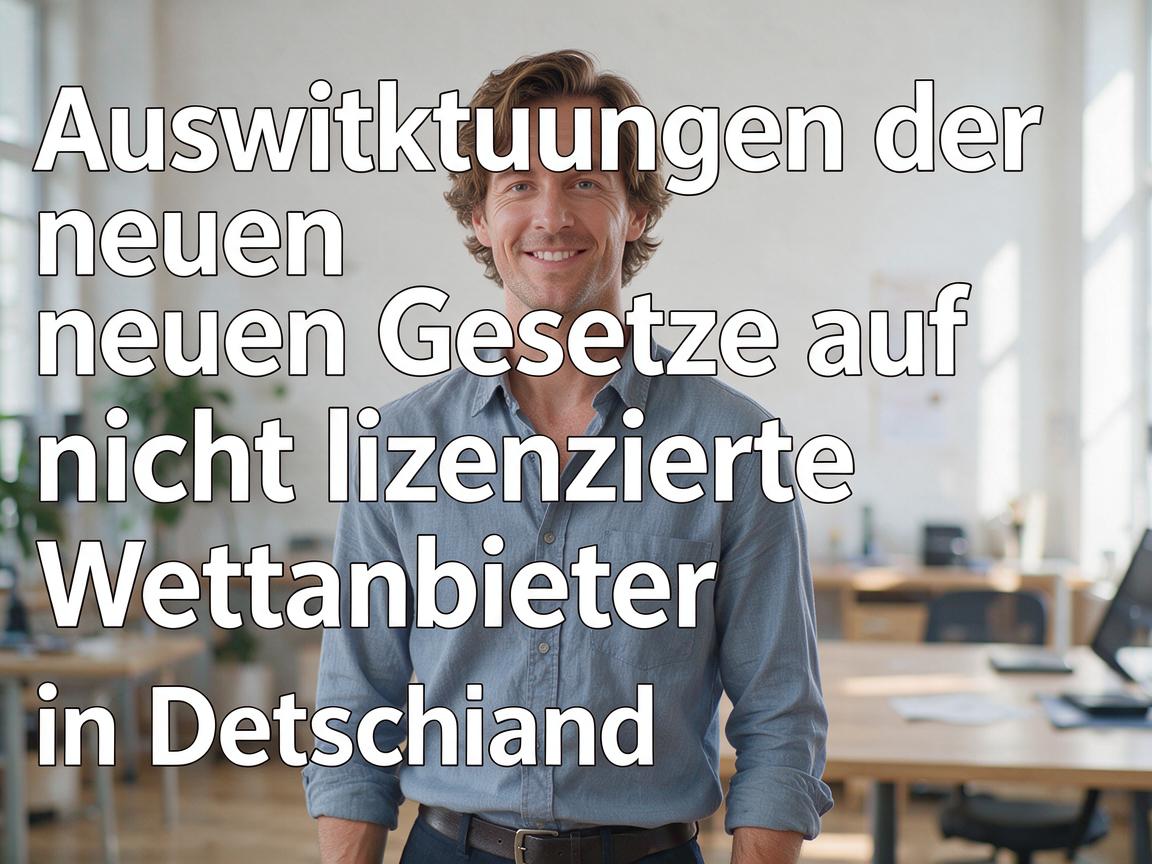 Auswirkungen der neuen Gesetze auf nicht lizenzierte Wettanbieter in Deutschland