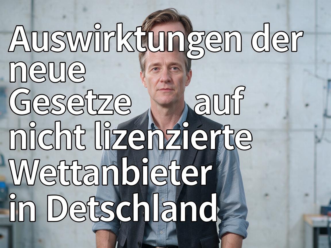 Auswirkungen der neuen Gesetze auf nicht lizenzierte Wettanbieter in Deutschland