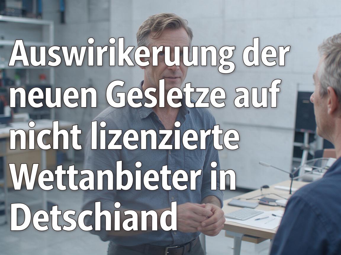 Auswirkungen der neuen Gesetze auf nicht lizenzierte Wettanbieter in Deutschland