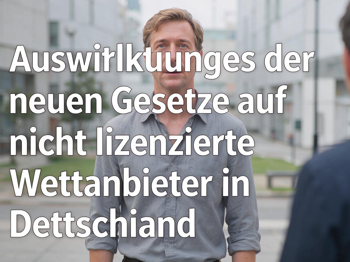 Auswirkungen der neuen Gesetze auf nicht lizenzierte Wettanbieter in Deutschland