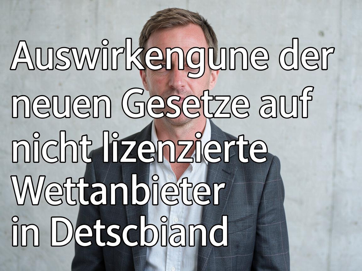 Auswirkungen der neuen Gesetze auf nicht lizenzierte Wettanbieter in Deutschland