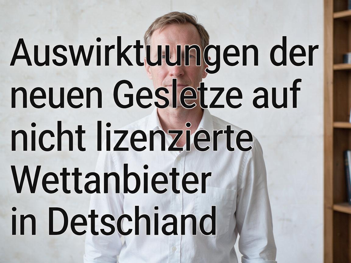 Auswirkungen der neuen Gesetze auf nicht lizenzierte Wettanbieter in Deutschland