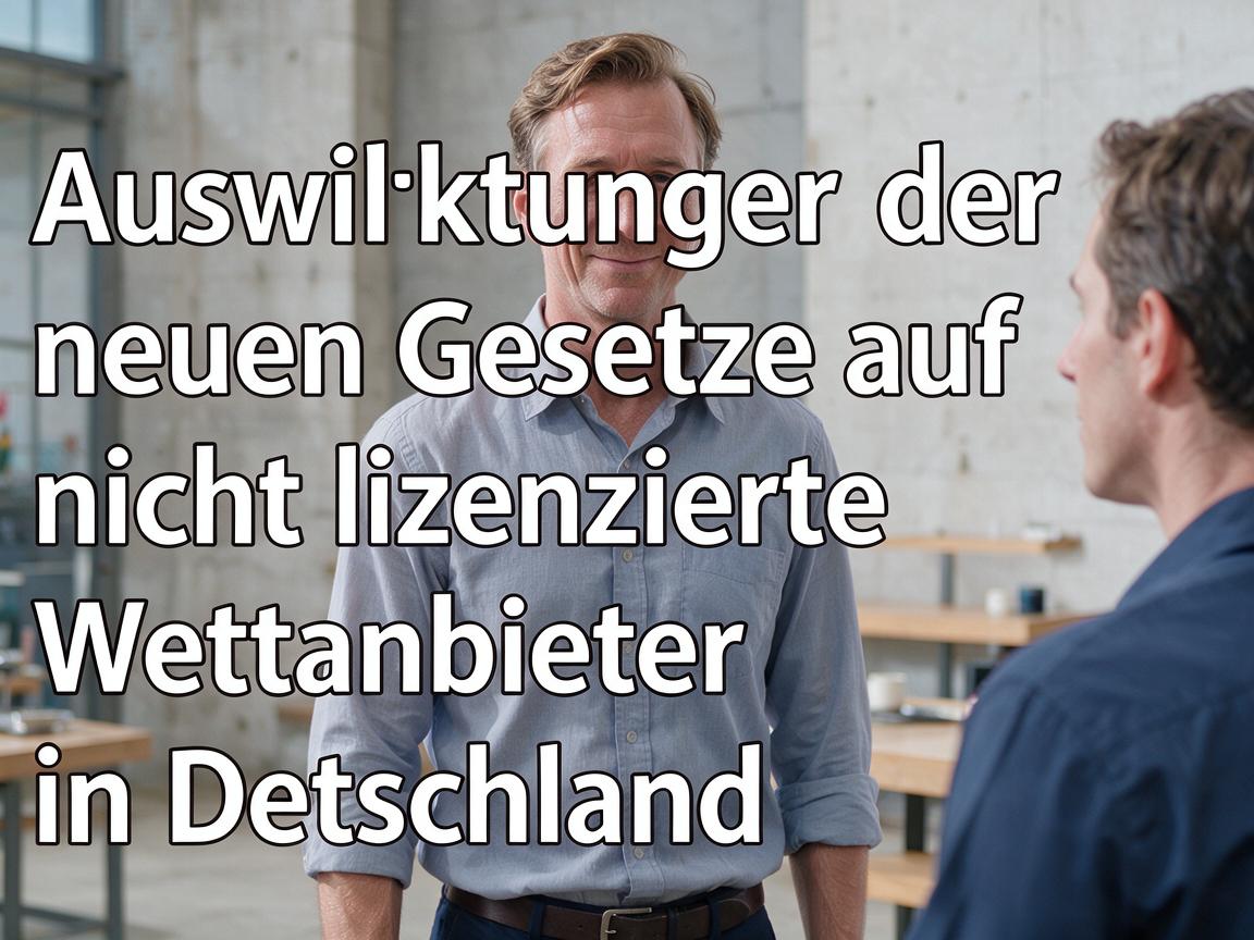 Auswirkungen der neuen Gesetze auf nicht lizenzierte Wettanbieter in Deutschland