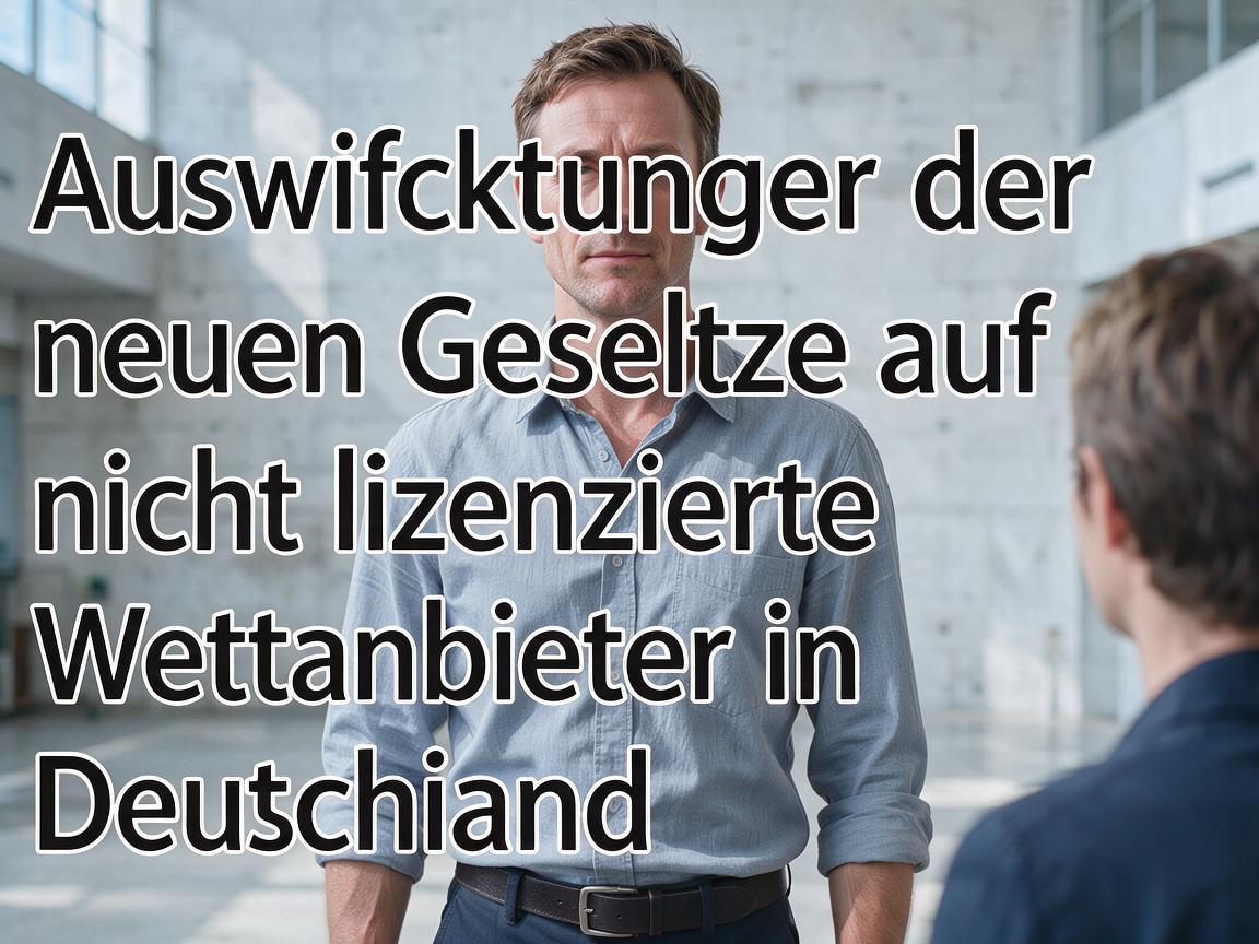 Auswirkungen der neuen Gesetze auf nicht lizenzierte Wettanbieter in Deutschland