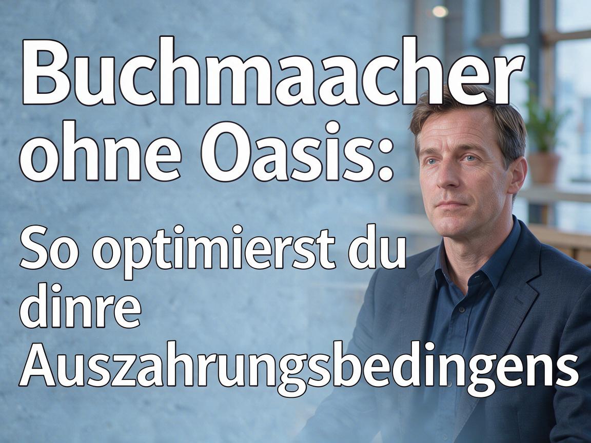 Buchmacher ohne Oasis: So optimierst du deine Auszahlungsbedingungen
