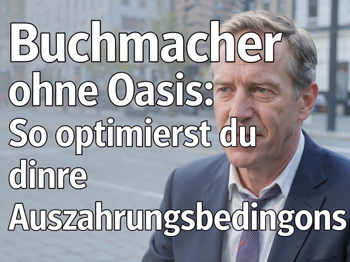 Buchmacher ohne Oasis: So optimierst du deine Auszahlungsbedingungen