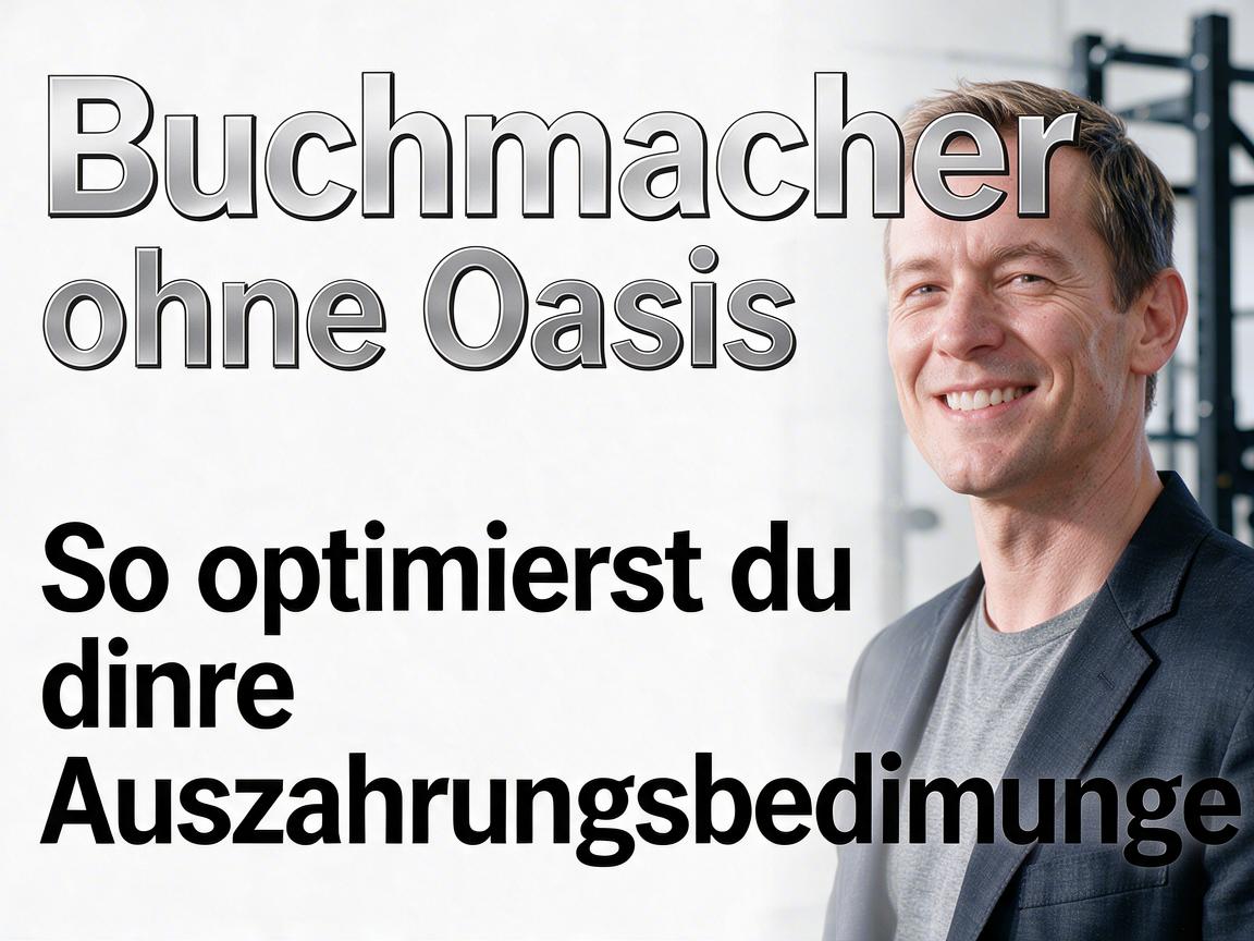 Buchmacher ohne Oasis: So optimierst du deine Auszahlungsbedingungen