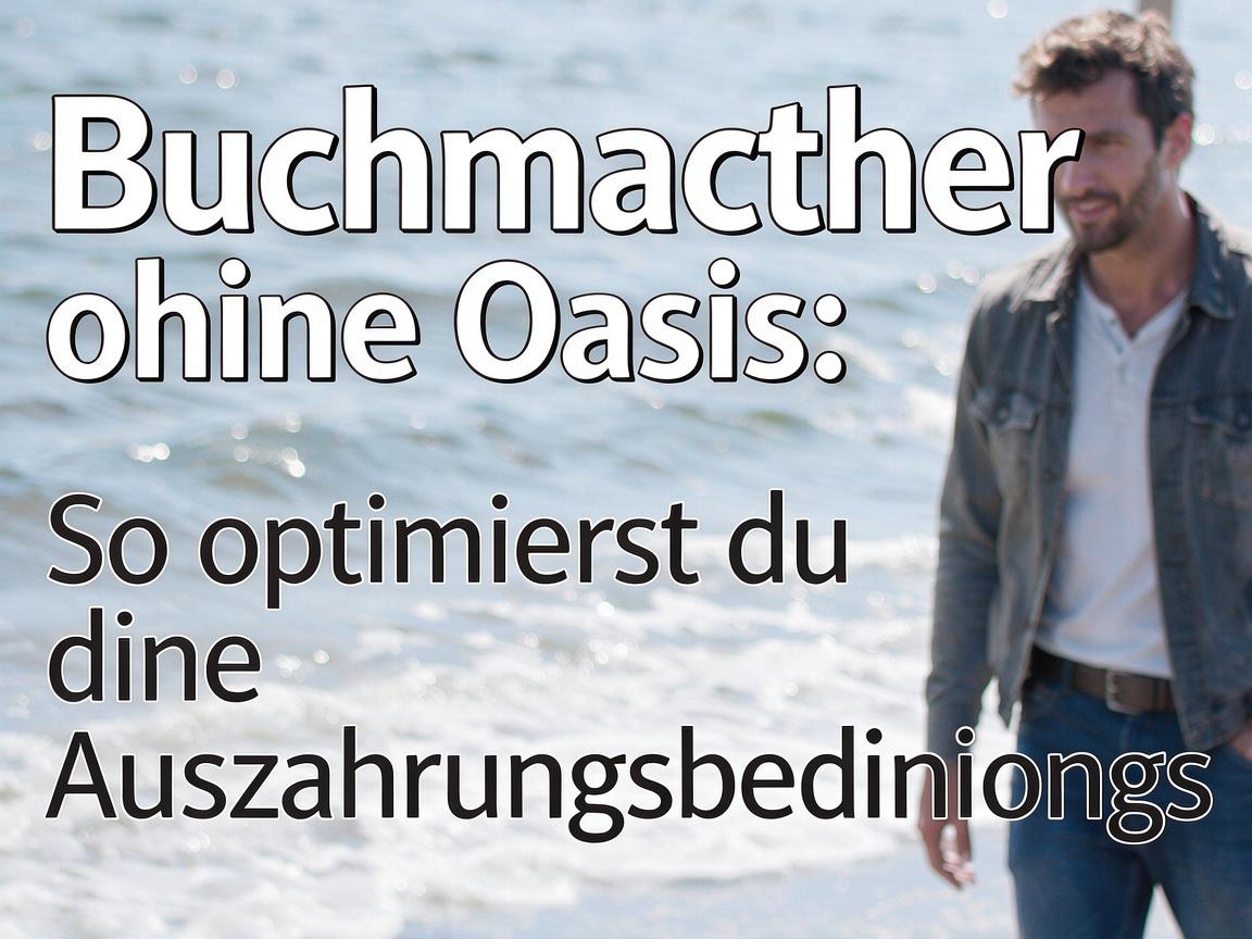 Buchmacher ohne Oasis: So optimierst du deine Auszahlungsbedingungen